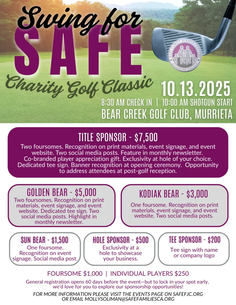 Swing for SAFE Charity Golf Classic