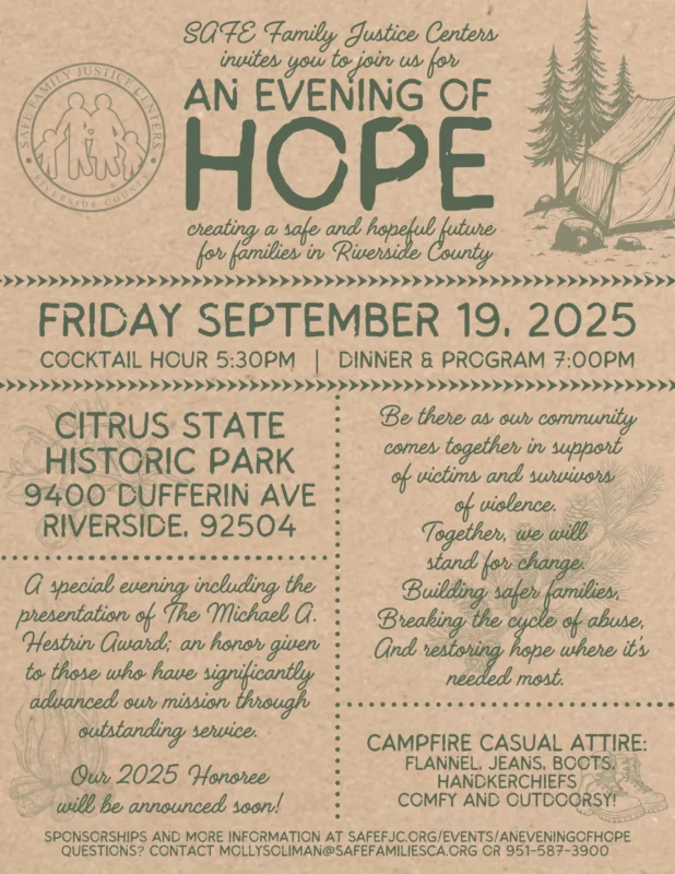 An Evening of Hope Invitation