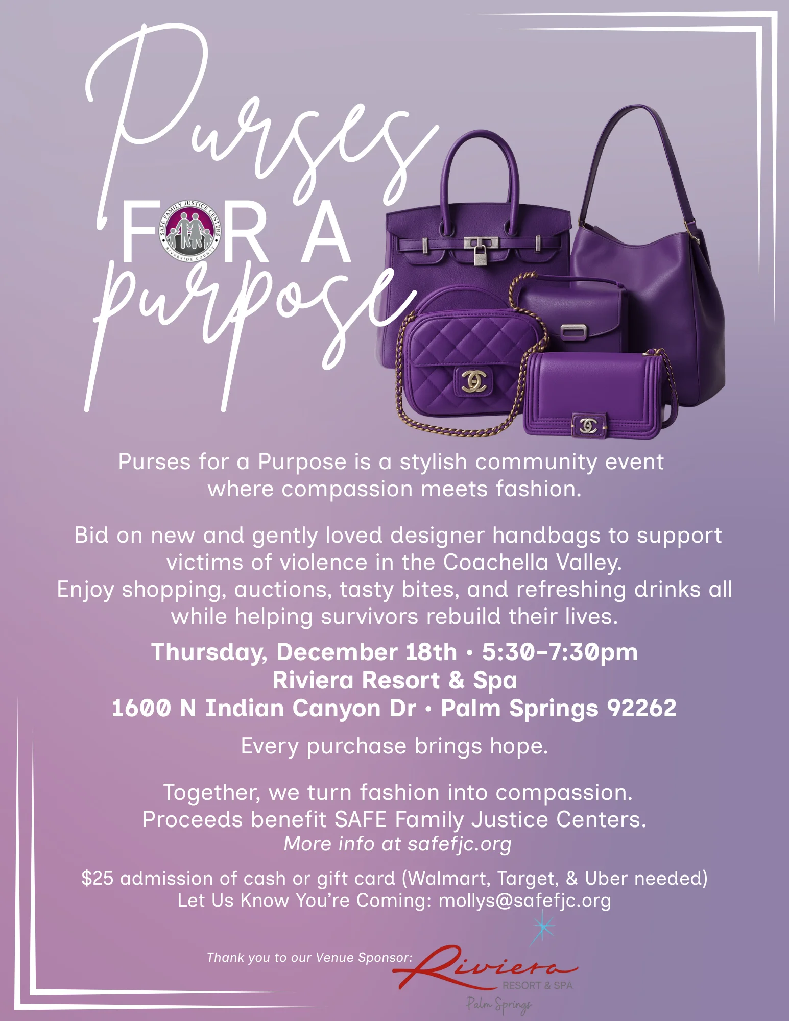 Purses for a Purpose